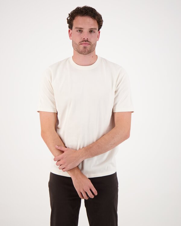 Crew Neck SS T-Shirt Wit