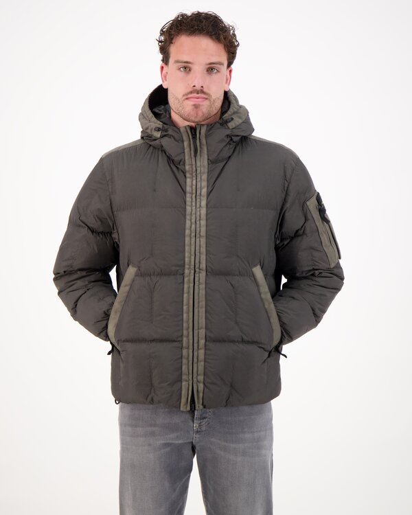 4100034 Garment Dyed Crinkle Reps Ny Jacket Lead Grey