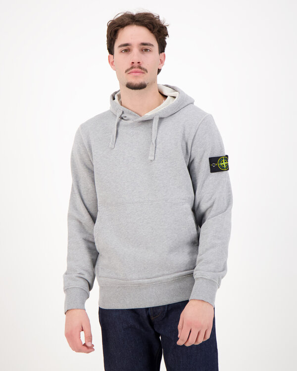 6100062 Organic Cotton Fleece Garment Hoodie Dunkelgrau