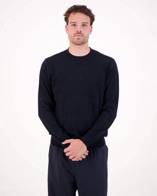 Pullover Crew Neck Navy Blue