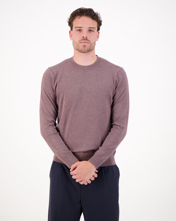 Crew Neck Pullover Bordeaux