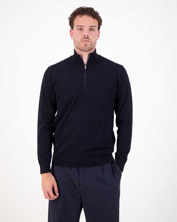 Pullover Half Zip Navy Blue