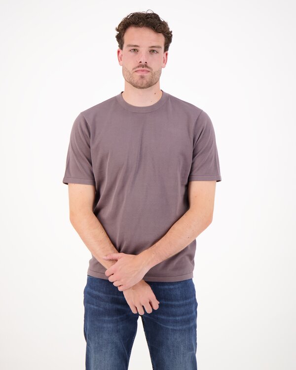 Crew Neck SS T-Shirt Lila