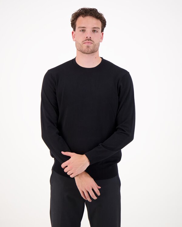 Crew Neck Pullover Schwarz