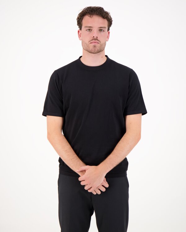 Crew Neck SS T-Shirt Black