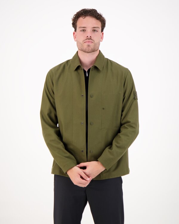 1200020 Wool Nylon Flannel S.I. Ghost Jacke Grün