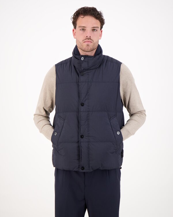 G100010 Crinkle Reps NY Bodywarmer Navy