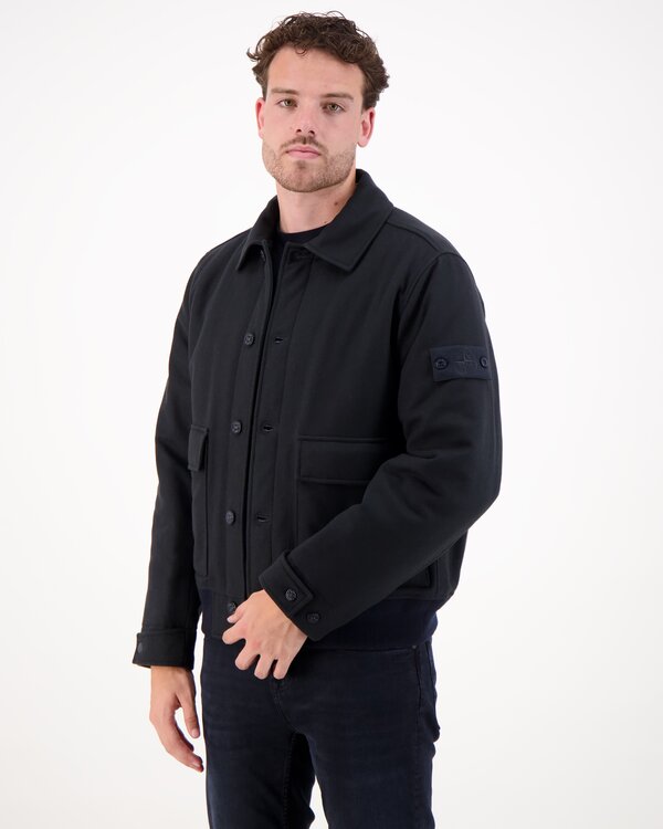 4100017 Wool Nylon Flannel S.I. Ghost Jacke Marine