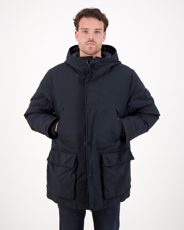 4100062 David Tc Garment Dyed S.I. Ghost Jacke Marine