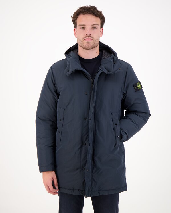 7100006 Micro Twill Long Parka Marine