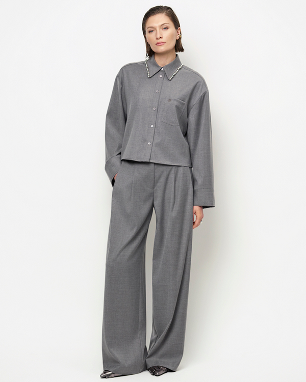 Biaxa Pleated Hose Grau