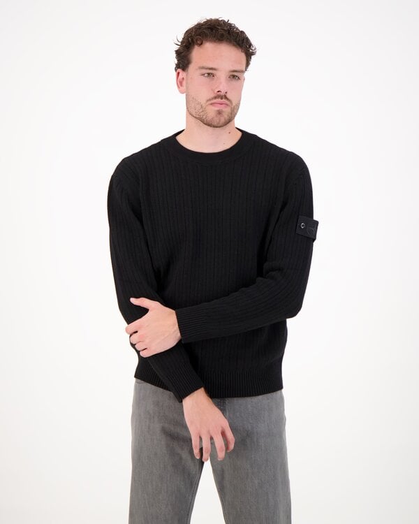 5100051 Wool Cashmere S.I. Ghost Crewneck Schwarz