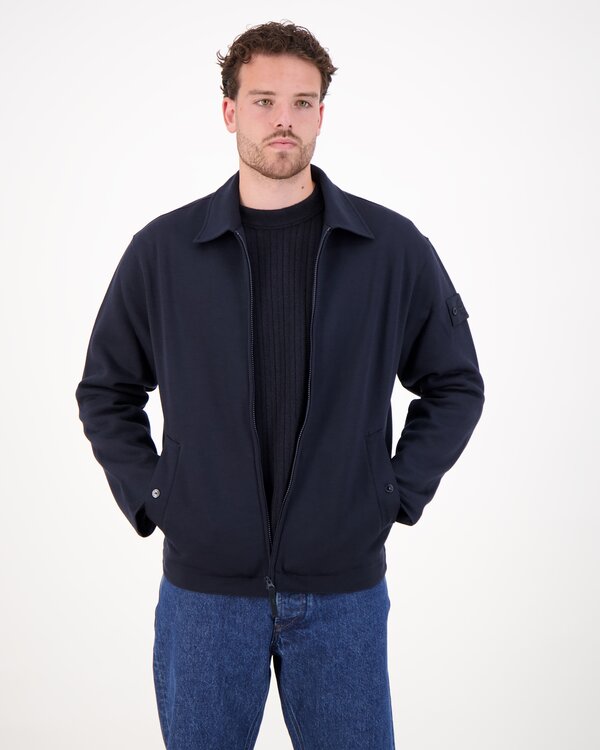 Stone Island 6100014 Wool Fleece Zip Up Ghost Vest Marine 6100014 Wool Fleece Zip Up Ghost Vest Marine