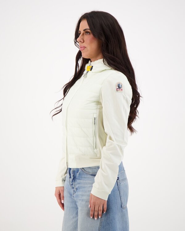 Caelie Hybride Sweatshirt Offwhite