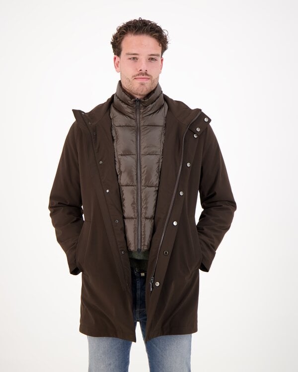 Aero Twill Jacket Brown