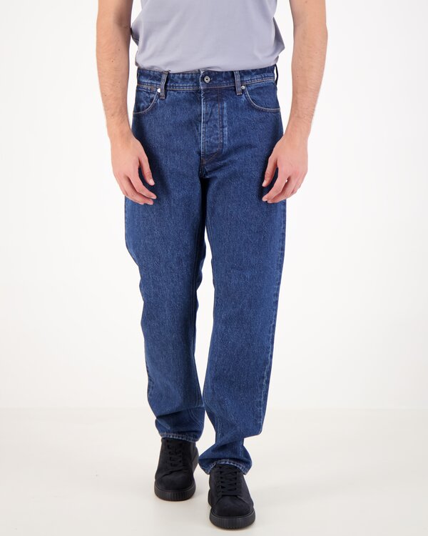 J100005 Indigo Denim Rinsed Organic Jeans Blue