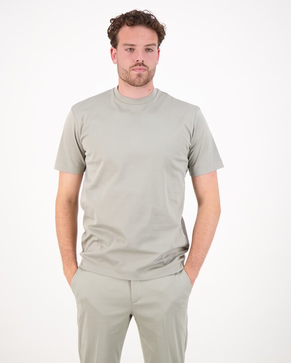 Interlock Supima T-Shirt Hellgrau
