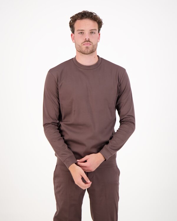 Heavy Supima Sweater Braun