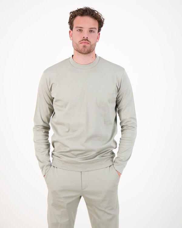 Heavy Supima Sweater Hell Grau