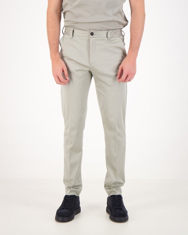 Supima Tapered Trousers Granite