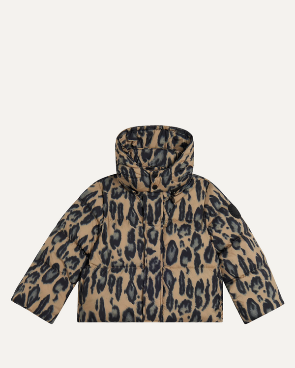 Puffer Jacke Leopard