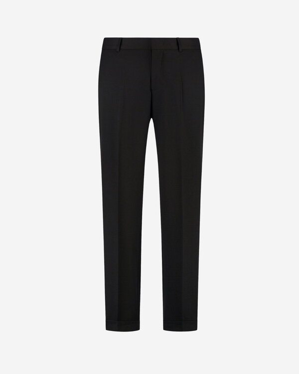 Beckett Soft Wool Relaxed Tailored Trousers Brown