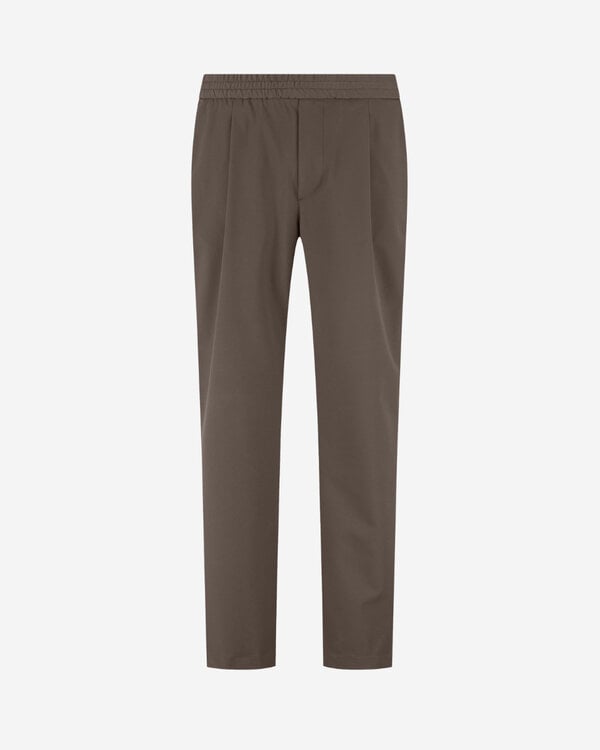 Hunter Tech Stretch Pleated Comfort Trousers Olive