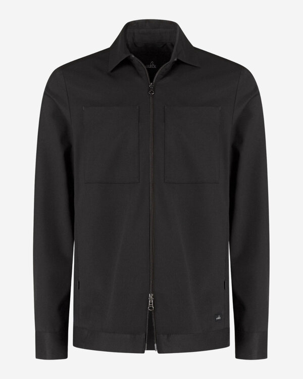 Stewards Soft Wool Shirt Jas Bruin