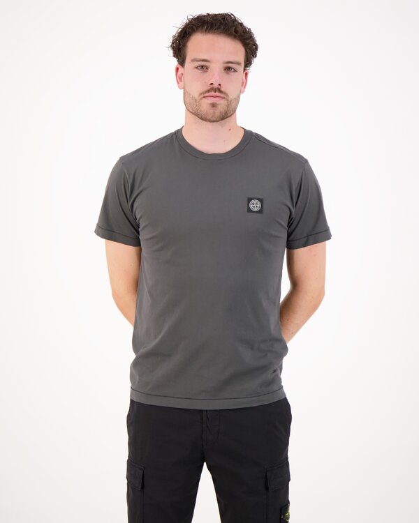 2100027 60/2 Cotton Jersey Garment Dyed T-Shirt Lead Grey