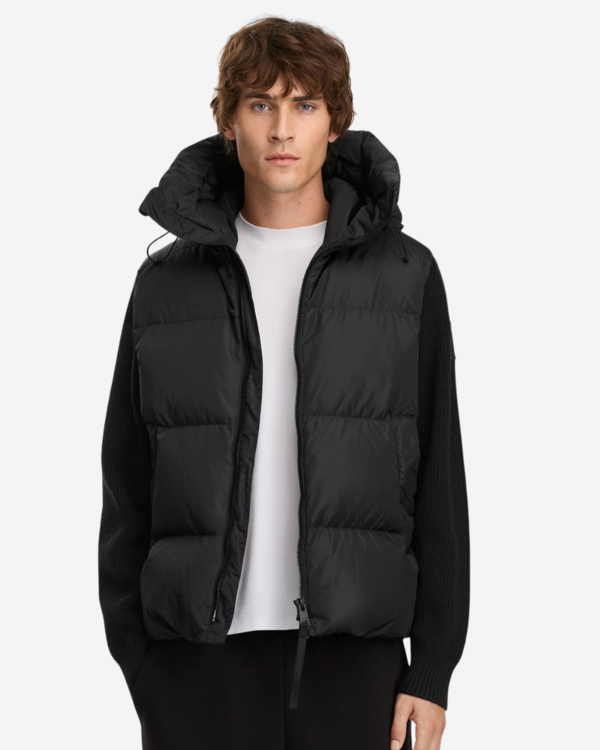 HyBridge Grove Knit Hoody Jacke Schwarz