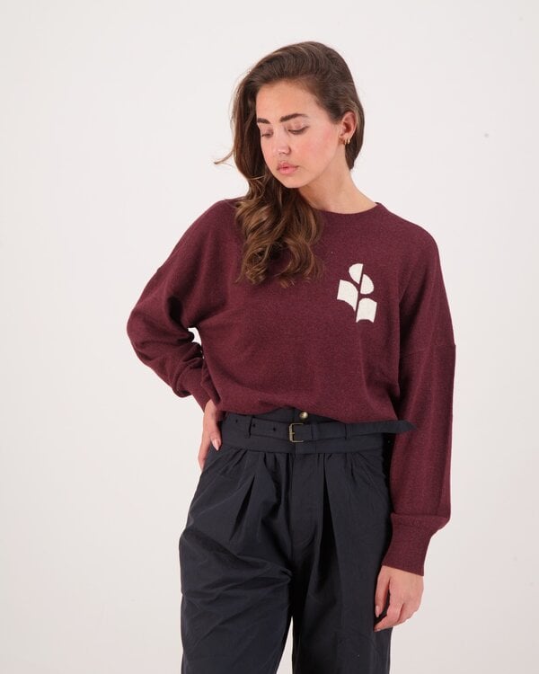 Marisans Pullover Bordeaux