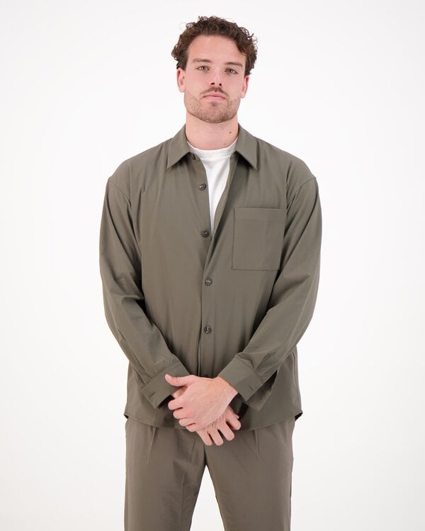 Drapped Shirt Taupe