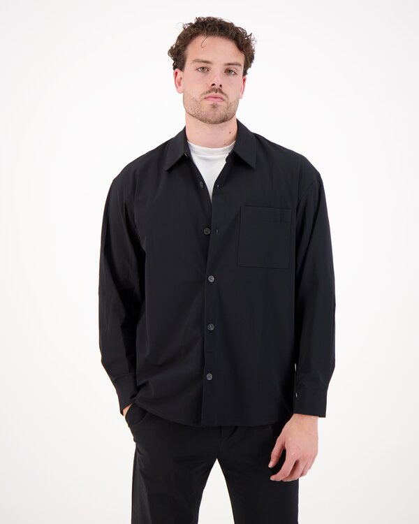 Drapped Shirt Black