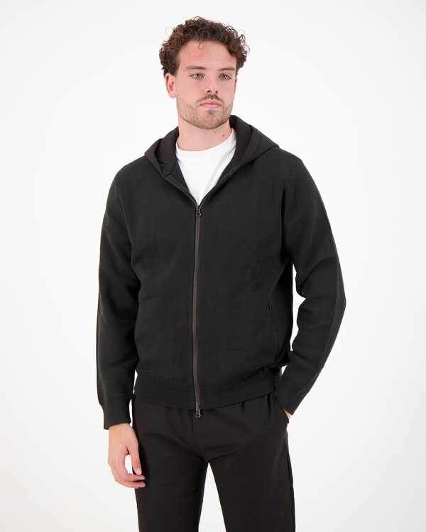 Francis Cotton Merino Full Zip Hoodie Bruin