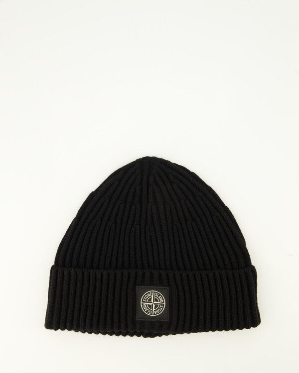 N100012 Light Rws Geelong Wool Beannie Schwarz