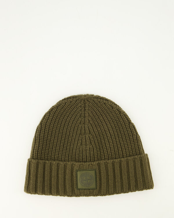N100006 Cashmere S.I. Ghost Beanie Muts Grun