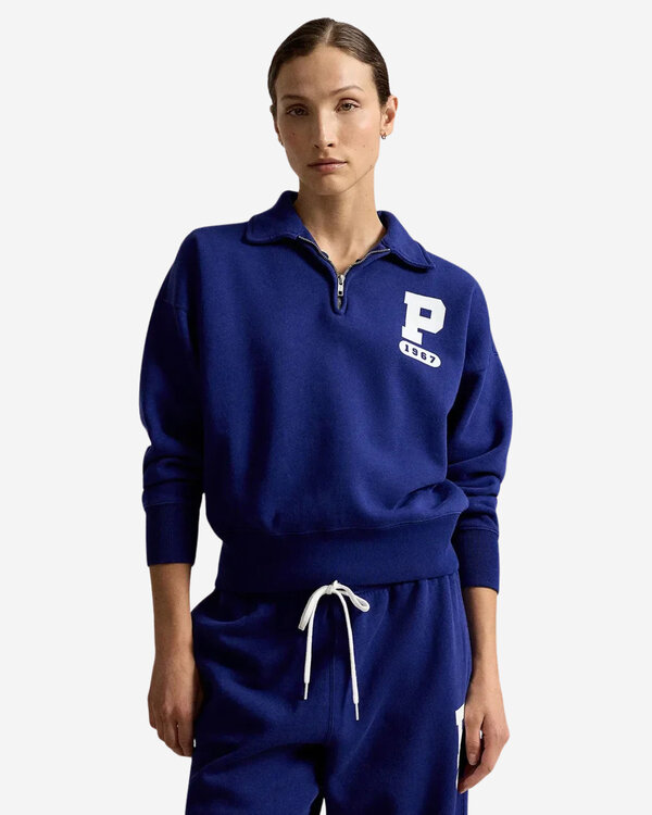 Knit Sweatshirt Blue