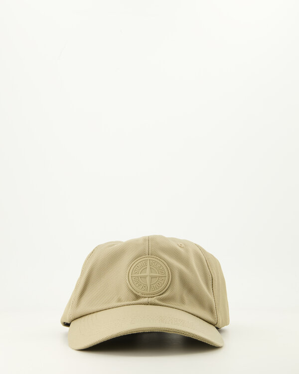 9100014 Nylon Panama Baseball Cap Ecru