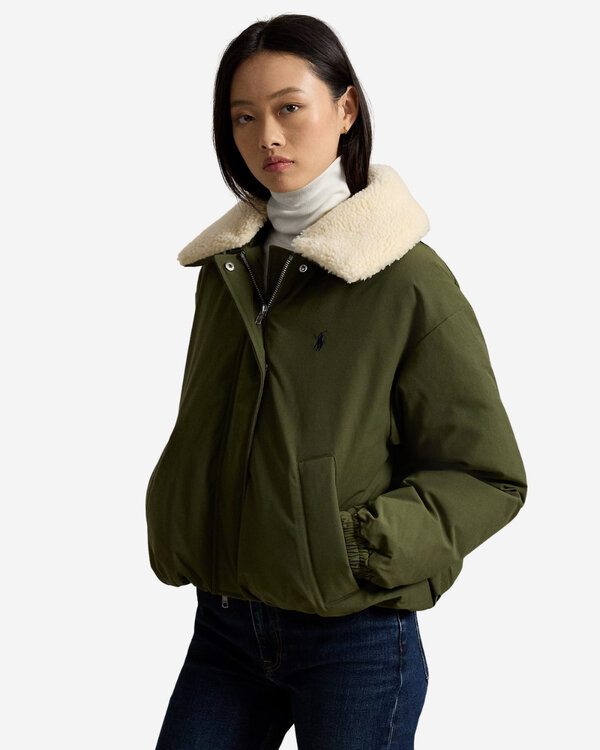 Woven Jacke Olive