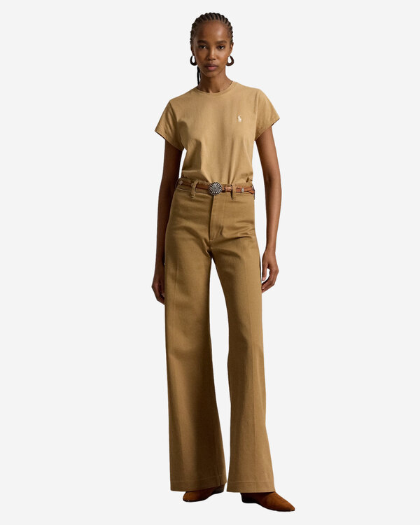Knit T Shirt Camel