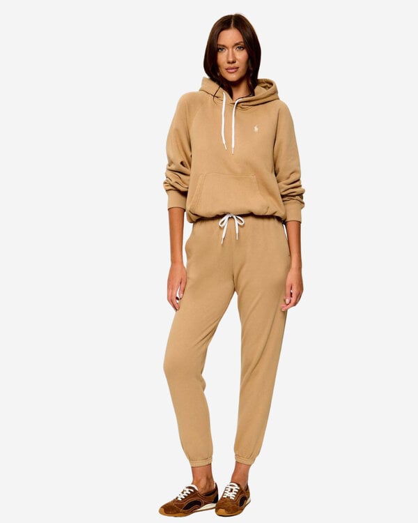 Knit Sweatshirt Camel
