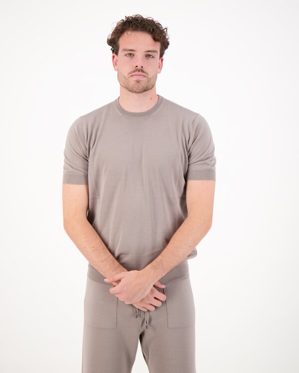 Royal Merino T-Shirt fango