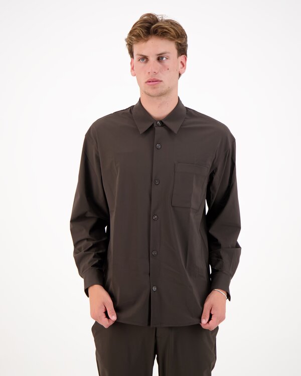 Drapped Shirt Braun