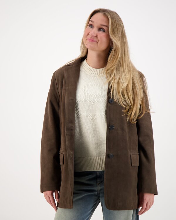 Drew Leather Jacket Bruin