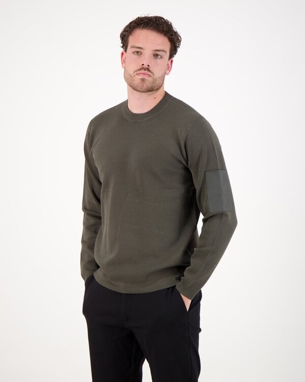 Round Longsleeve Sweater Green