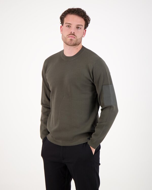 Round Longsleeve Sweater Groen