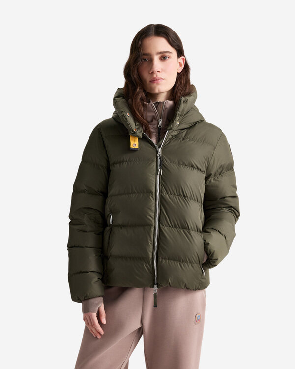 Parajumpers Jinny Short Puffer Jas Olive Jinny Short Puffer Jas Olive
