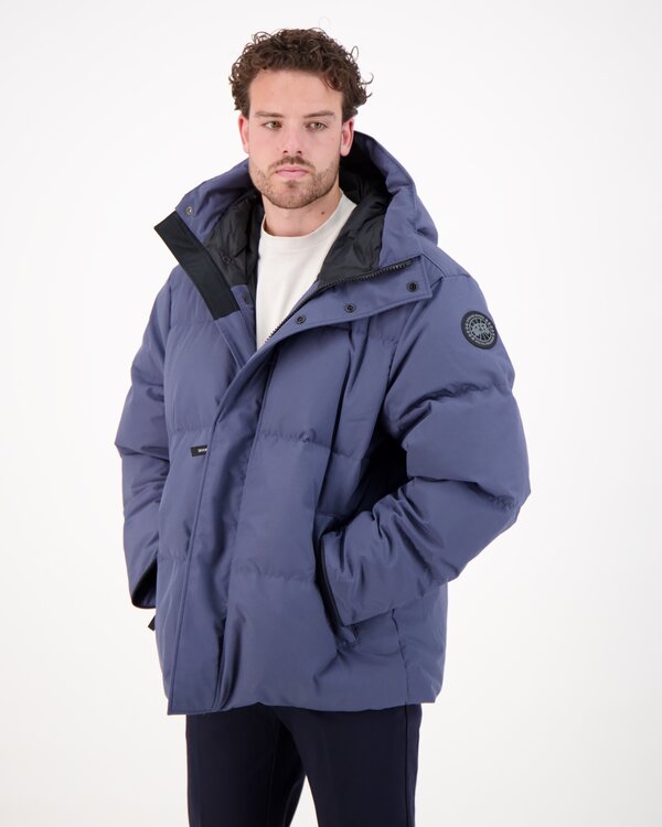 Seymour Parka Black Disc Blauw