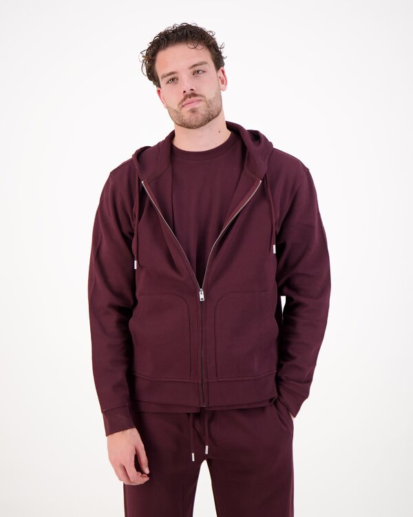 Lounge Zip Hoodie Rood