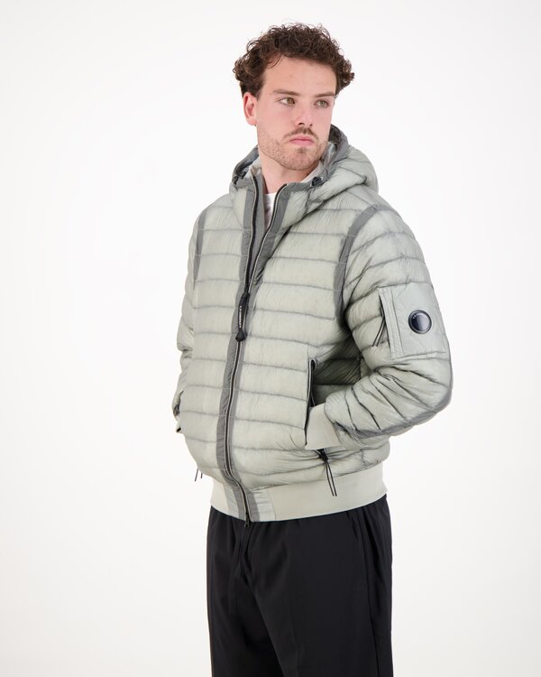 C.P. Company D.D. Shell Hooded Lens Down Jacket Grijs D.D. Shell Hooded Lens Down Jacket Grijs